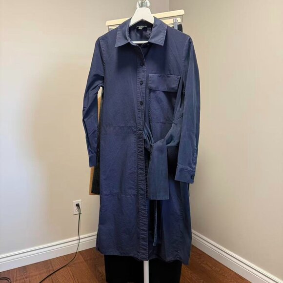 COS long dress, navy blue, US 6 - Picture 1 of 3